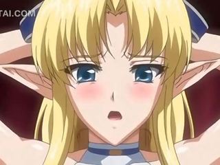 Grand szőke anime fairy pina bevágta kemény