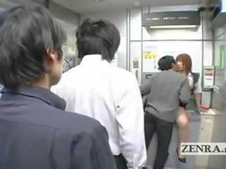 Bizarné japonské pošta kancelária ponúk prsnaté orál sex video bankomat